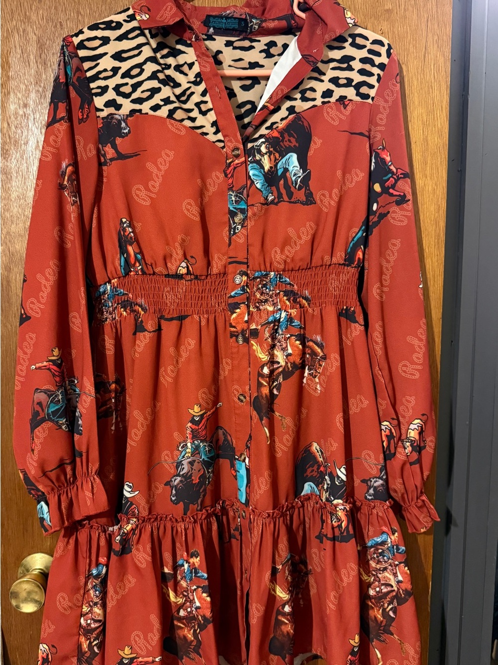 Fashion Express Rodeo Print Dress